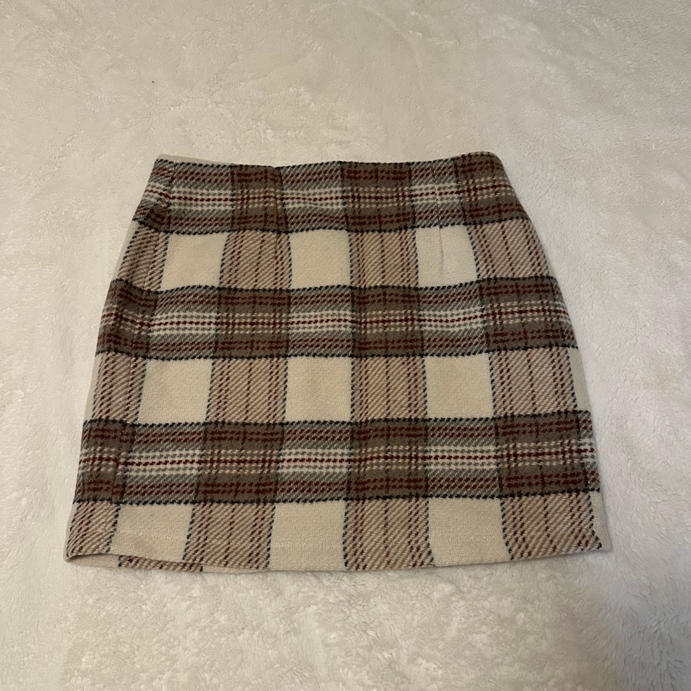Pink Lily Plaid Mini Skirt | Size M